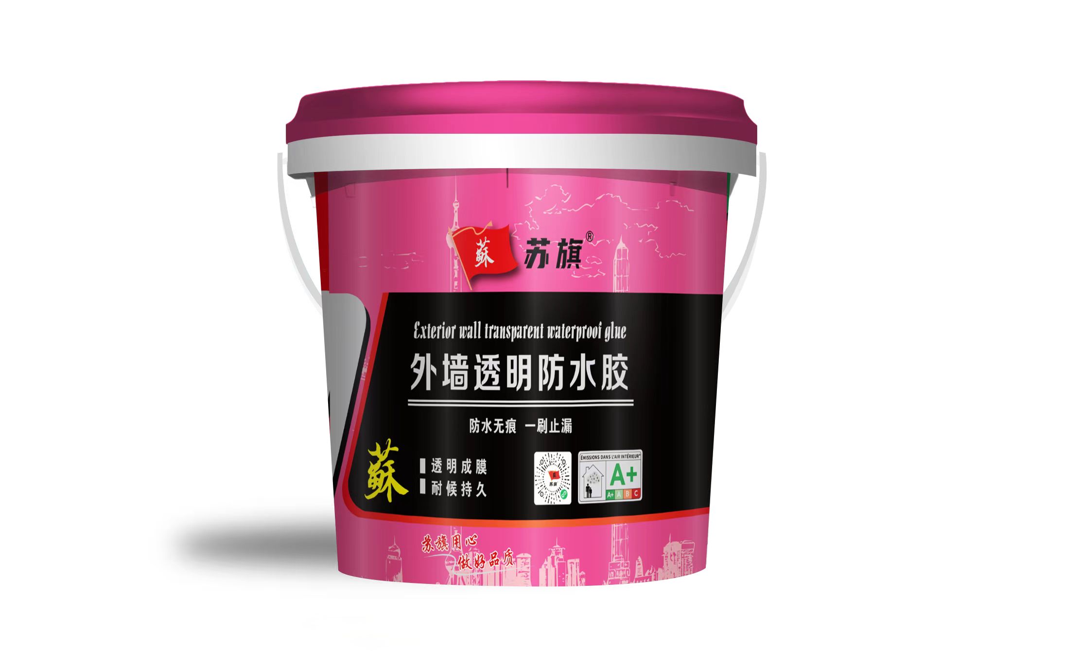 外墻透明防水膠，368元/桶